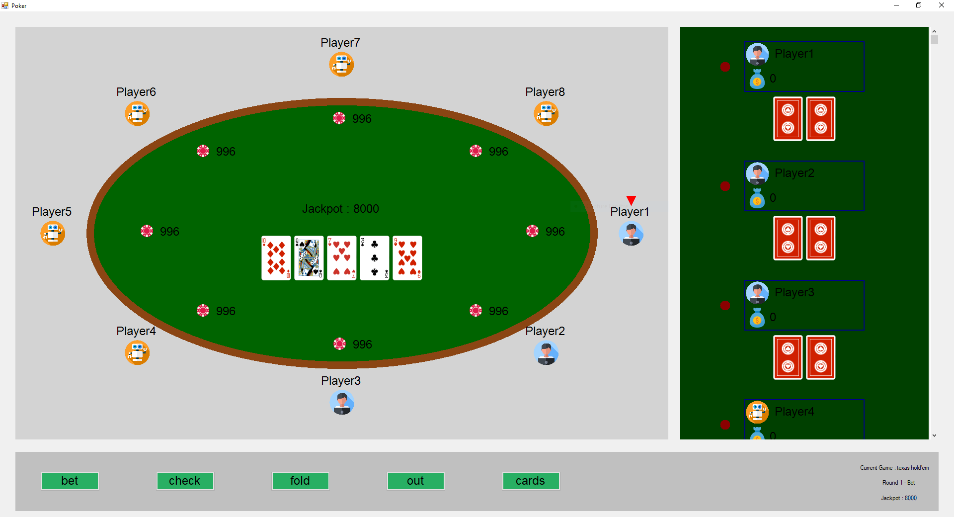 Adjustable Poker