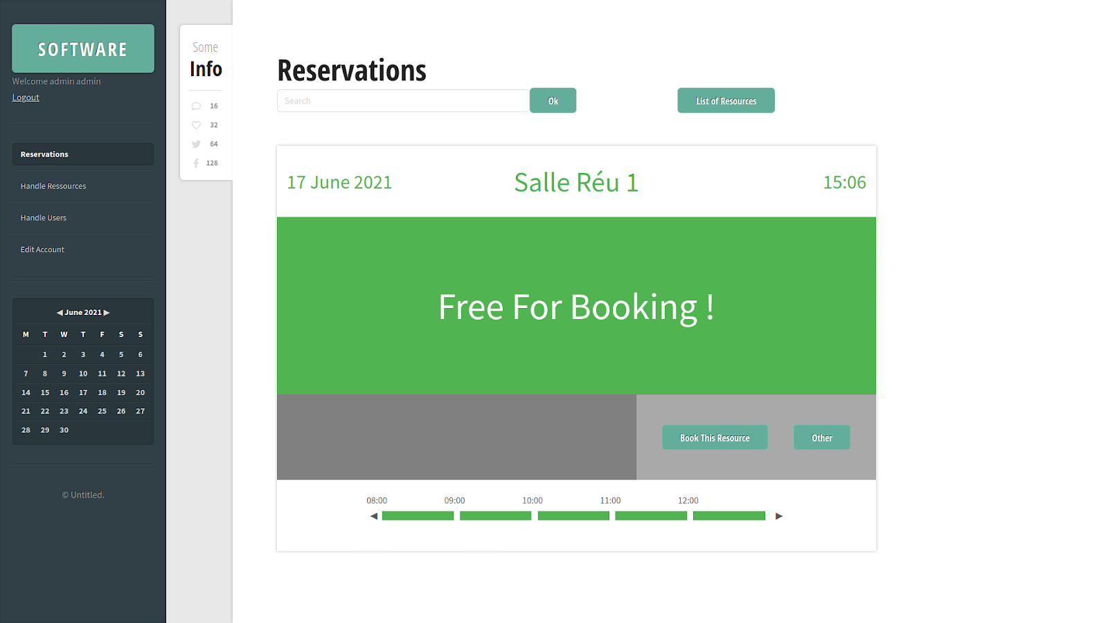 IINS Resource Booking Software
