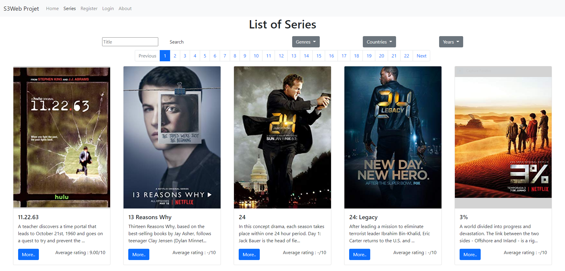 IMDb Web App